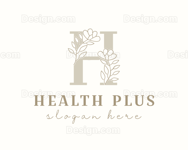 Feminine Spa Letter H Logo