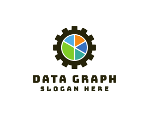 Gear Pie Chart  logo