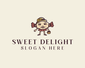 Fancy Candy Lady logo design