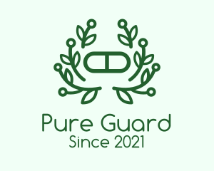 Green Herbal Pill logo