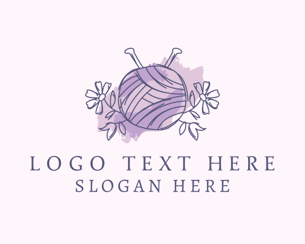 Crochet Hook logo example 4