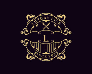 Luxury Diner Restaurant logo design