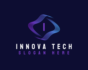 Cyber Wave Tech logo design