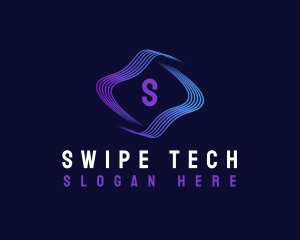 Cyber Wave Tech logo design