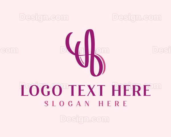 Cosmetics Cursive Letter Y Logo