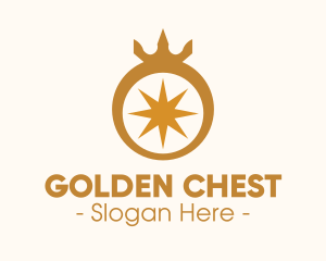 Gold Ring Crown logo