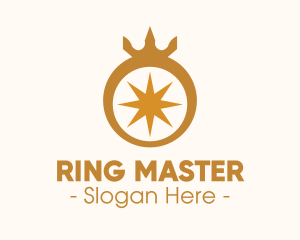 Gold Ring Crown logo