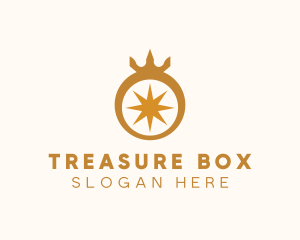 Gold Ring Crown logo