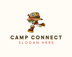 Camping Ranger Grappling Hook logo design