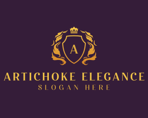 Elegant Royal Shield logo design