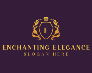 Elegant Royal Shield logo design