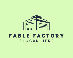 Stockroom Warehouse Factory logo design