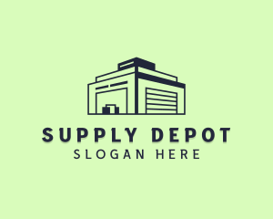 Stockroom Warehouse Factory logo design