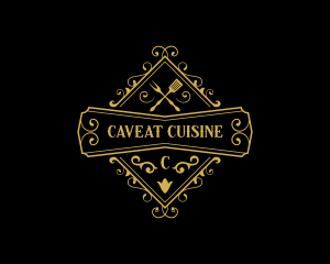 Elegant Restaurant Cuisine logo design