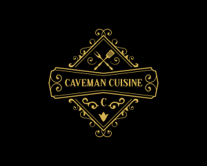Elegant Restaurant Cuisine logo design