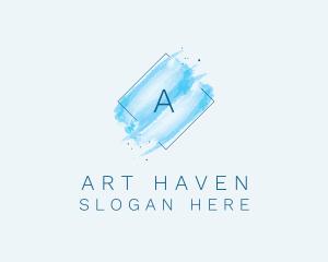 Watercolor Art Paint logo design