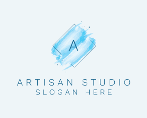 Watercolor Art Paint logo design