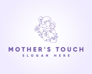 Parent Nursing Child logo design