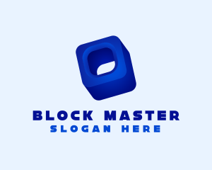 3D Cube Block logo