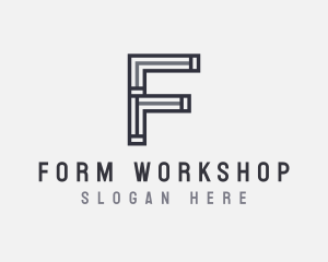 Scaffolding Repair Letter F logo