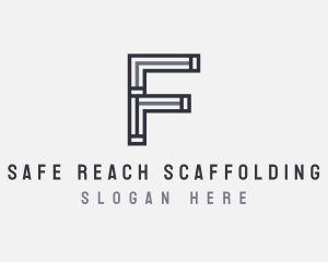 Strong Minimal Letter F logo