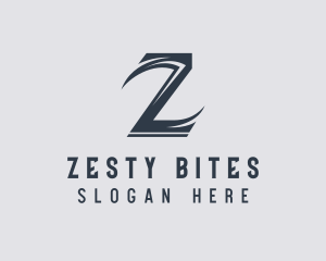 Professional Business Letter Z logo design