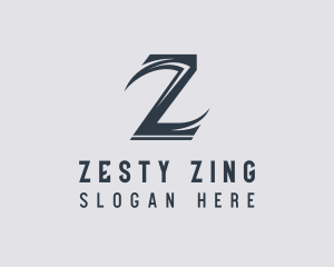 Professional Business Letter Z logo design