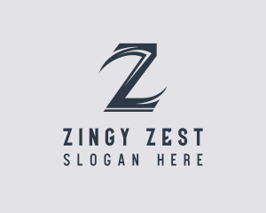 Professional Business Letter Z logo design