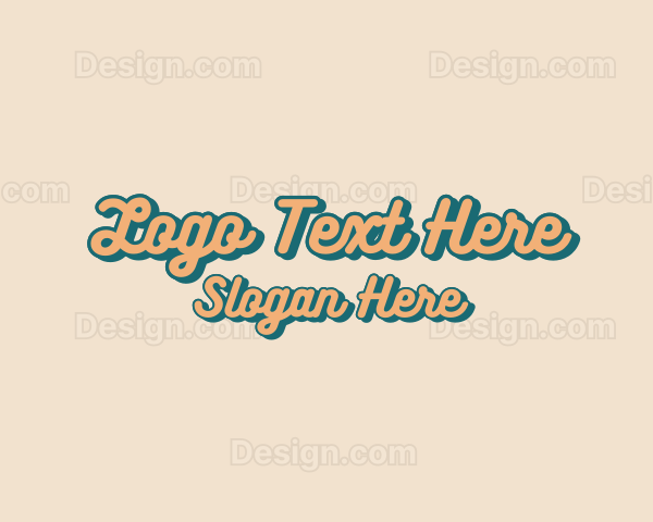 Retro Stylish Design Logo