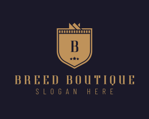 Crown Shield  Boutique logo design