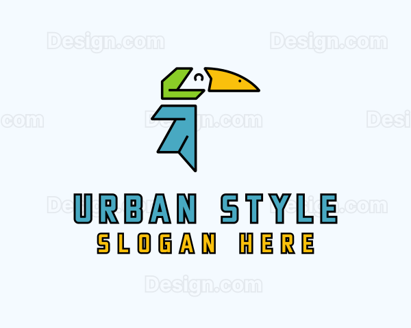 Toucan Delivery Courier Logo