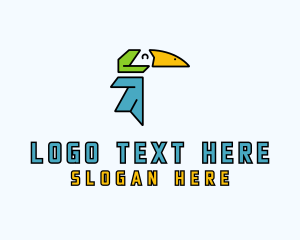 Toucan Delivery Courier logo