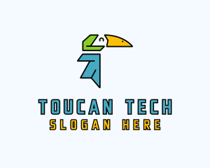 Toucan Delivery Courier logo design