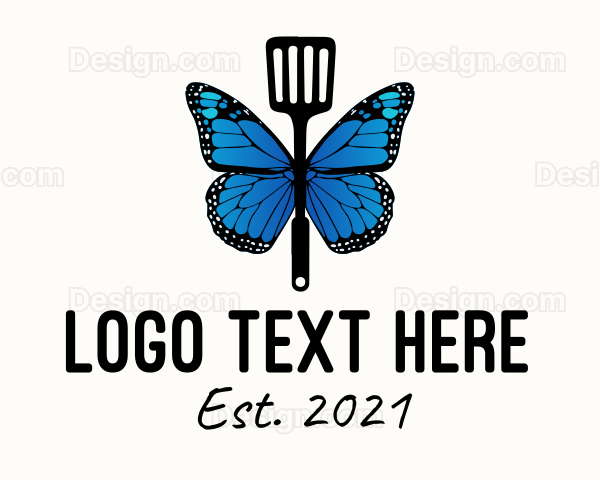 Butterfly Spatula Chef Logo