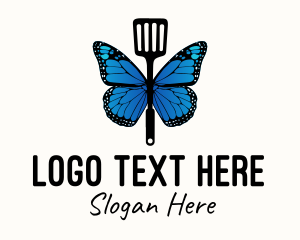 Butterfly Spatula Chef Logo