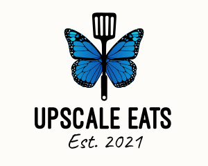 Butterfly Spatula Chef logo design