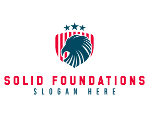 American Eagle Patriotic Shield Logo