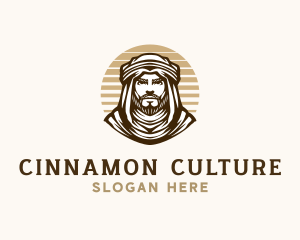 Cultural Bedouin Man logo