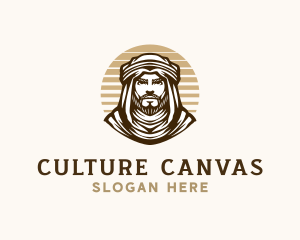 Cultural Bedouin Man logo