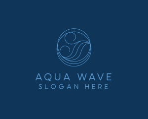 Sea Water Wave logo design