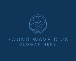 Sea Water Wave logo design