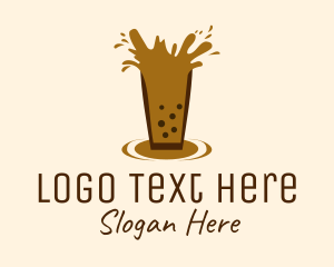 Milktea Splash Cup Logo