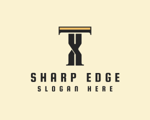 Barbershop Shaving Razor logo