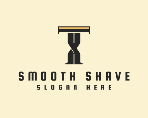 Barbershop Shaving Razor logo