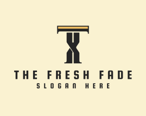 Barbershop Shaving Razor logo