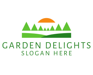 Natural Lawn Gardening logo design