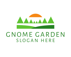 Natural Lawn Gardening logo design