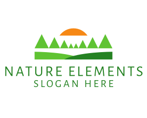 Natural Lawn Gardening logo design