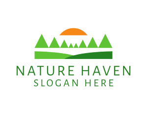 Natural Lawn Gardening logo design