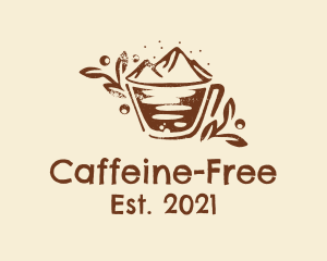 Rustic Mountain Coffeehouse  logo design